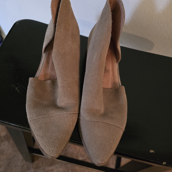 Free People Suede Tan Women's Shoes - Picture 1 of 4